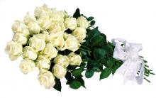 Букеты белых роз фото